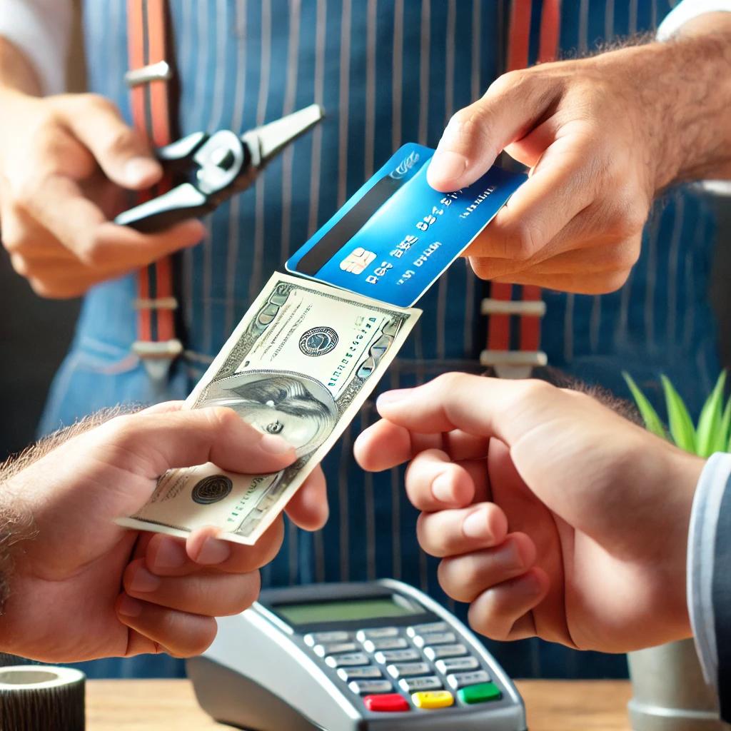 Pay For Services (add amount in quantity)